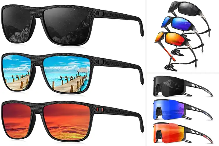 Detailed view of Best 3 Pack Polarized Sunglasses