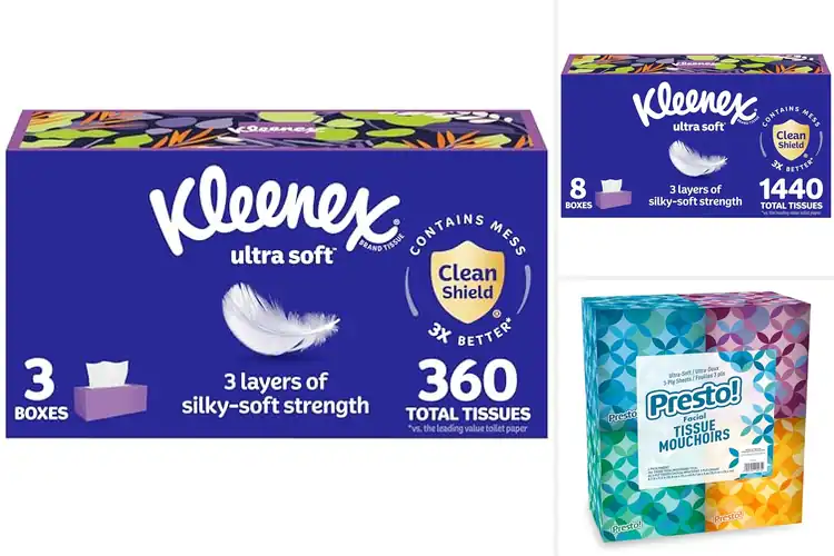 Detailed view of Best 3-Ply Facial Tissues