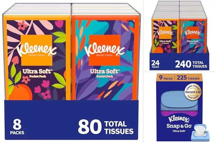 Detailed view of Best 3-Ply Thick Travel Tissues