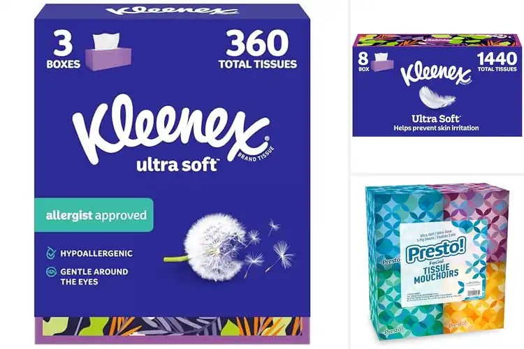 Detailed view of Best 3-Ply Tissues: Gentle & Durable for Every Sniffle