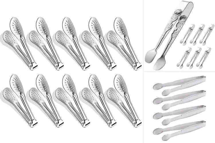 Detailed view of Best 5 Inch Mini Appetizer Tongs