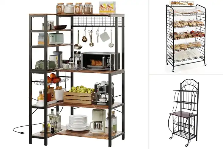 Detailed view of Best 51 Inch Tall Baker S Rack: Stylish Storage Solution