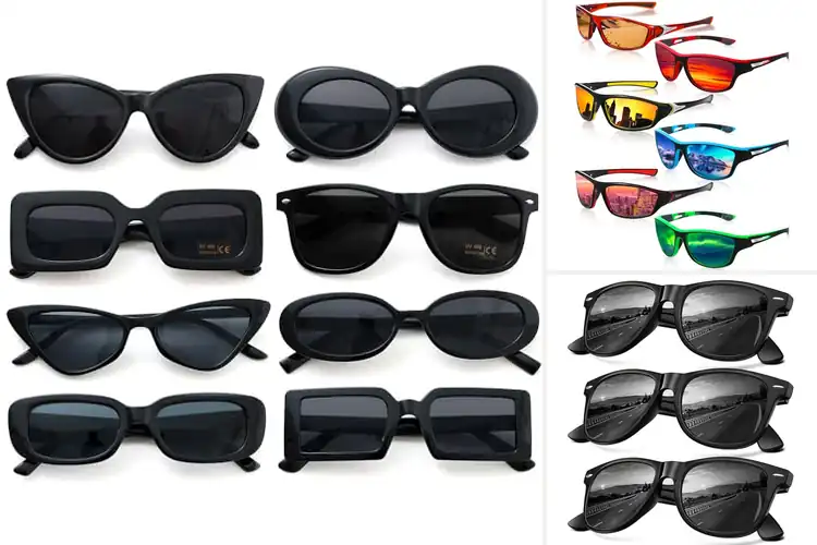 Detailed view of Best Budget Multi-Pack Sunglasses