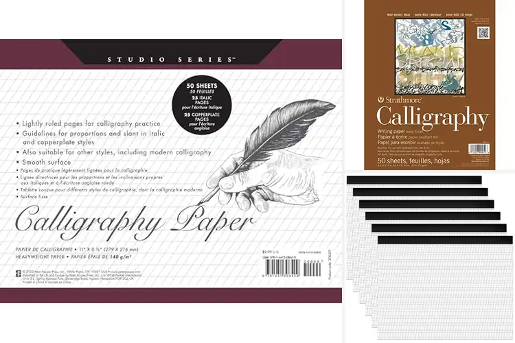 Detailed view of Best Bulk Calligraphy Papers for Clean, Bold Practice