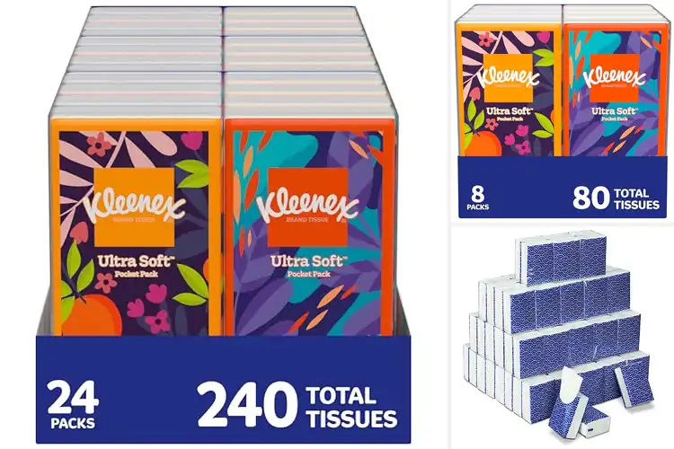 Detailed view of Best Bulk Kleenex Packs