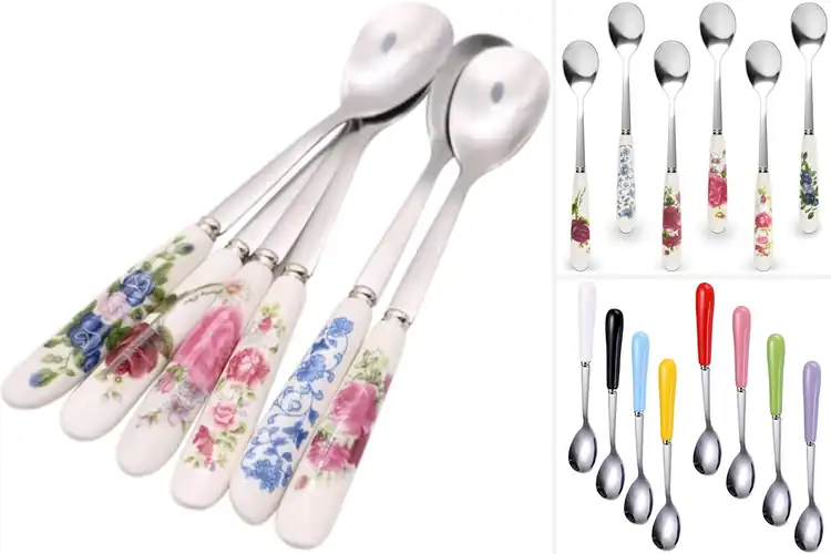 Detailed view of Best Ceramic Handle Spoons