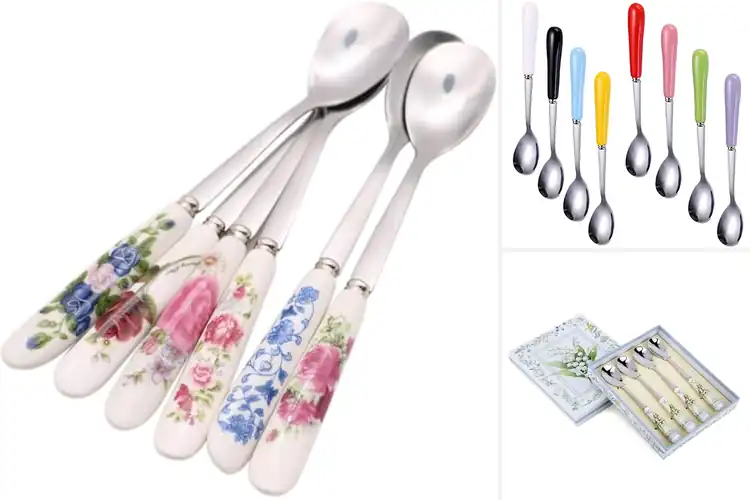 Detailed view of Best Ceramic Handle Teaspoon Gifts