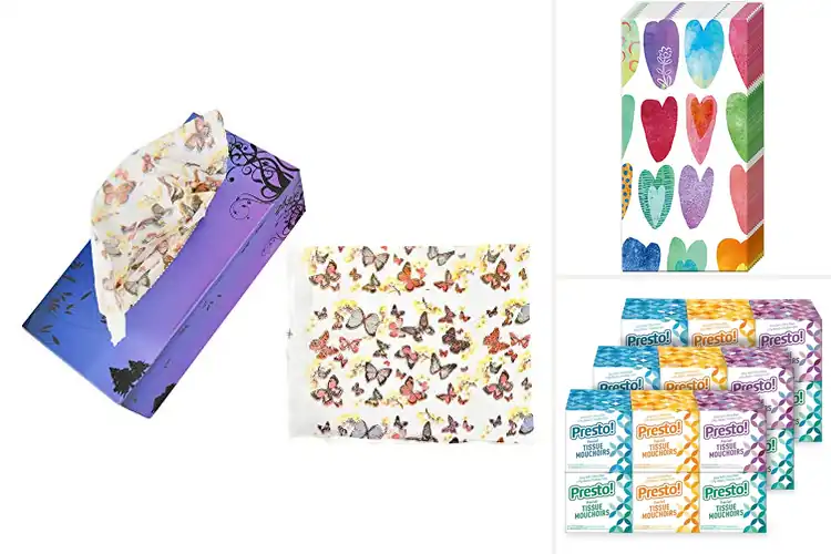 Detailed view of Best Colorful Facial Tissues