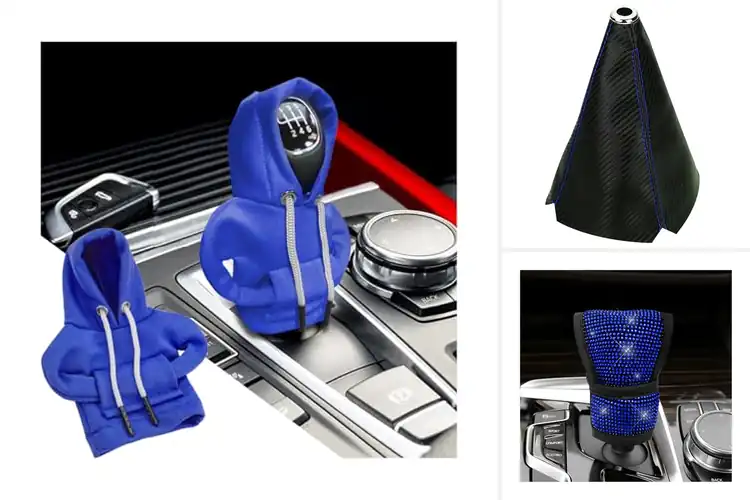 Detailed view of Best Colorful Shift Cover Blue Line