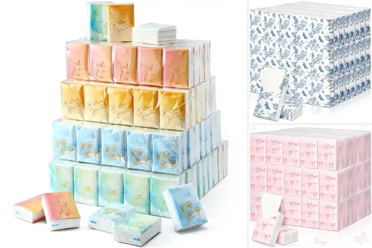 Detailed view of Best Colorful Travel Tissue Bundles