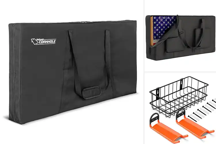 Detailed view of Best Cornhole Board Storage