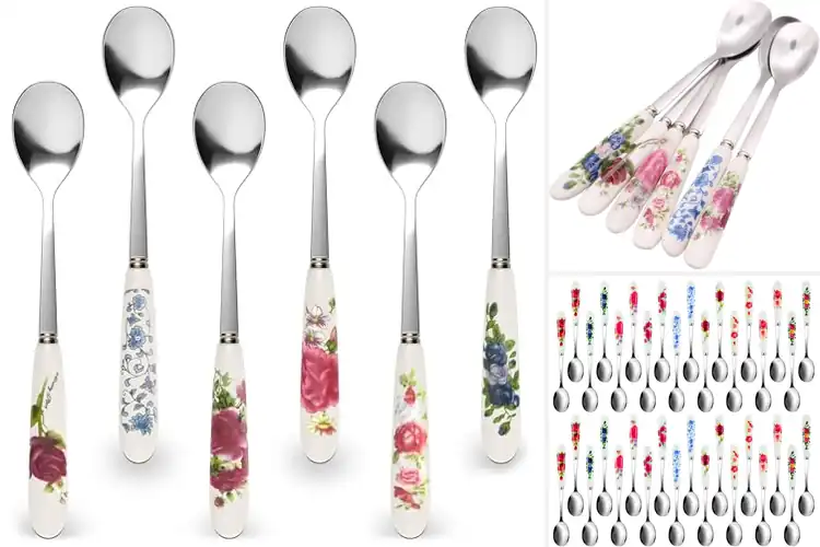 Detailed view of Best Dessert Spoons With Ceramic Handles