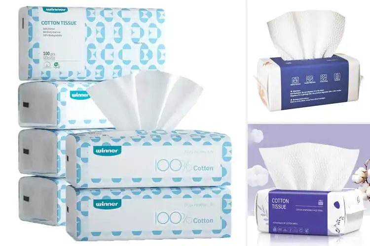 Detailed view of Best Disposable Facial Tissues