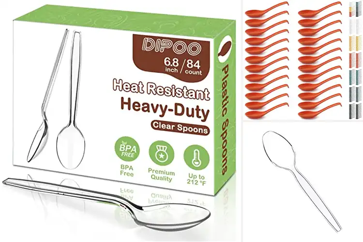 Detailed view of Best Durable Sturdy Tableware Spoons