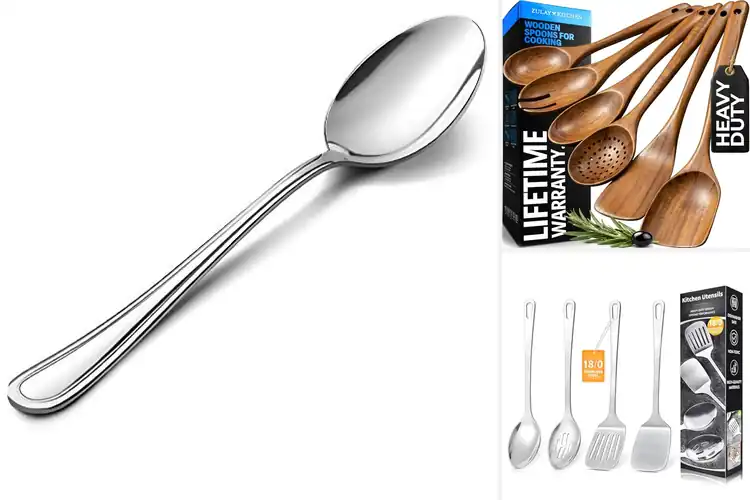 Detailed view of Best Easy Clean Kitchen Spoons