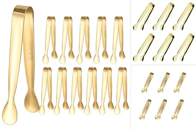 Detailed view of Best Gold Mini Tongs