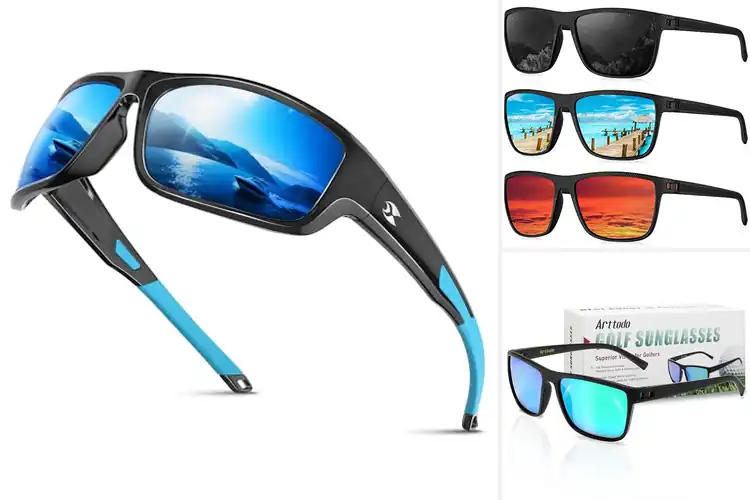 Detailed view of Best Golf Sunglasses Polarized