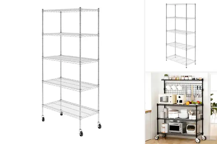 Detailed view of Best Heavy Duty Steel Baker Rack