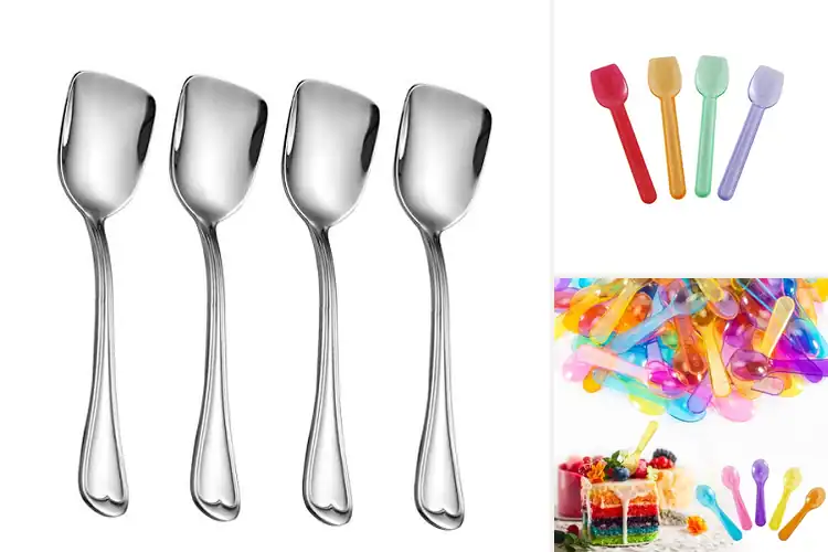 Detailed view of Best Ice Cream Spoons: Savor Every Scoop
