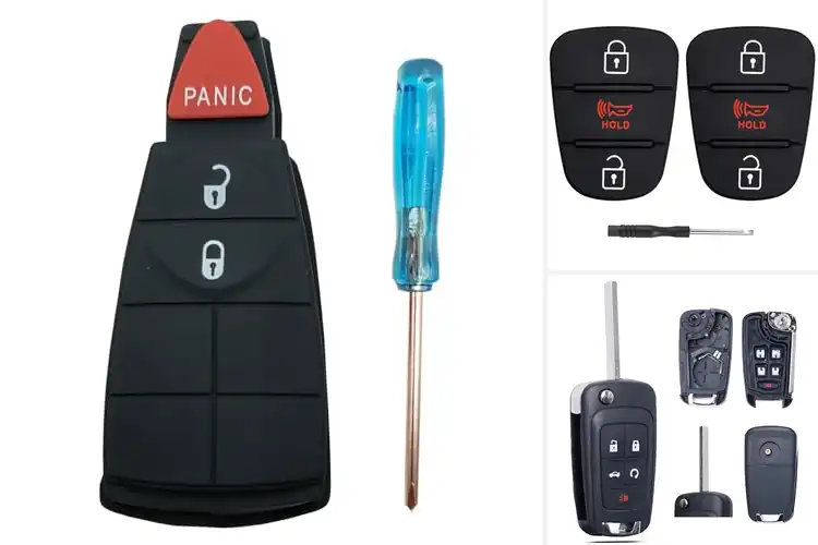 Detailed view of Best Key Fob Button Pads Replacements