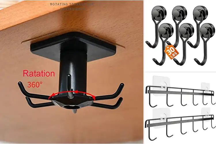Detailed view of Best Kitchen Organizers with Hooks