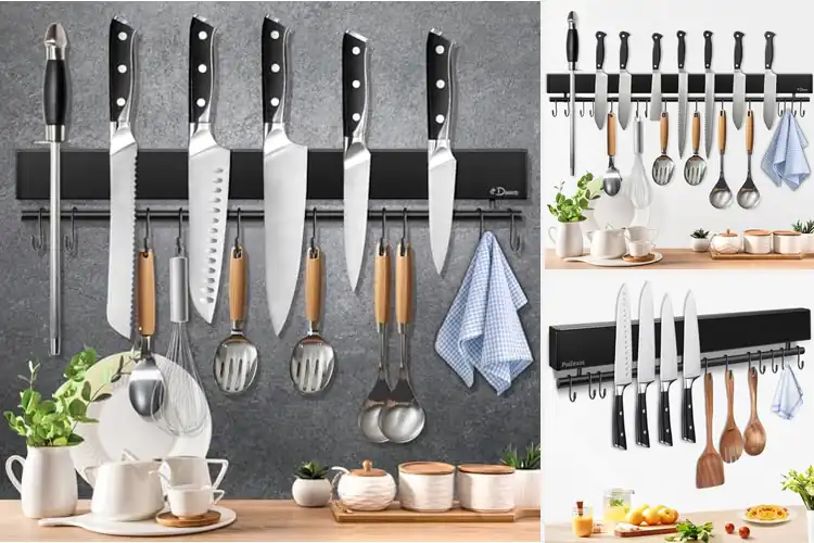 Detailed view of Best Knife Racks with Hooks: 10 Picks for a Tidy Kitchen