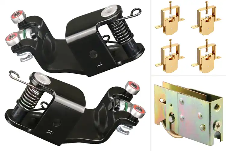 Detailed view of Best Metal Bearing Door Rollers