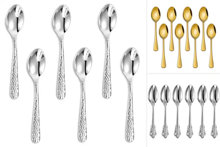 Detailed view of Best Mirror Polish Coffee Spoons
