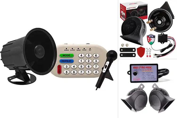 Detailed view of Best Musical Car Horns: Fun Upgrades for Your Ride