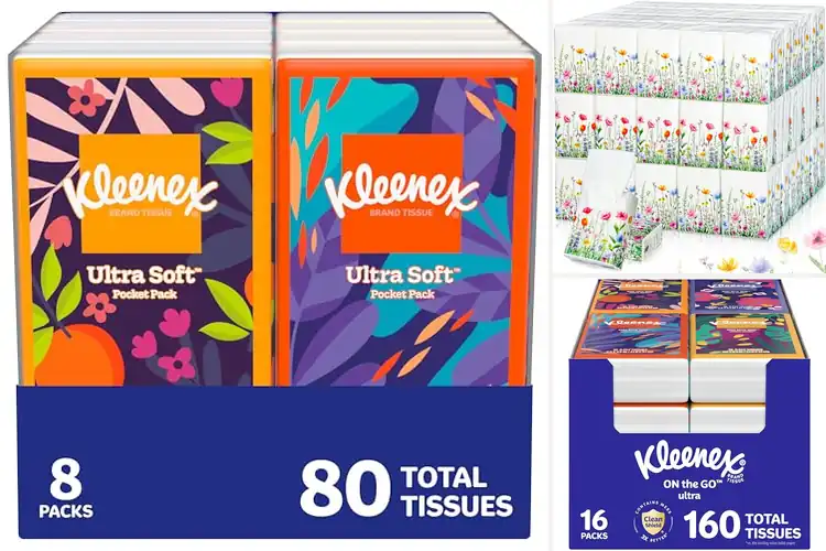 Detailed view of Best Pocket Facial Tissues: Stay Fresh & Prepared On-the-Go