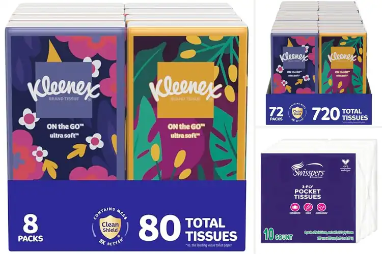 Detailed view of Best Pocket-Sized Facial Tissues: Ultimate Compact Comfort