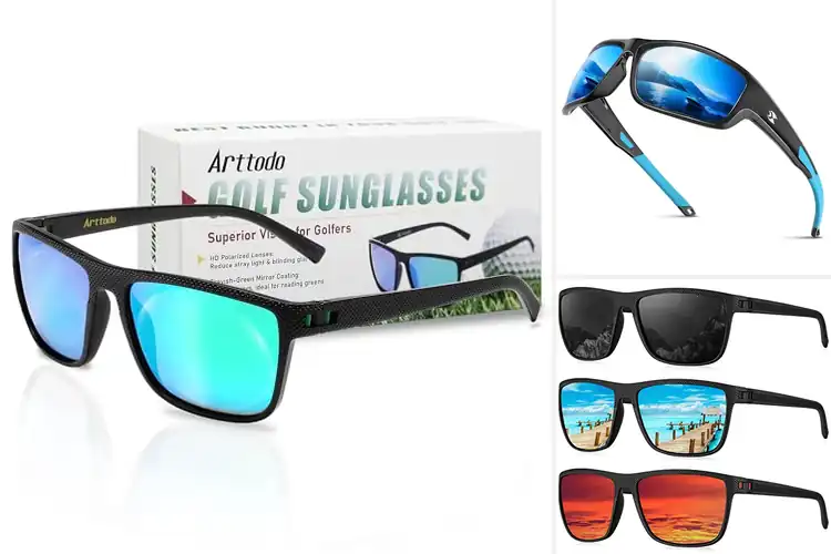 Detailed view of Best Polarized Golf Sunglasses