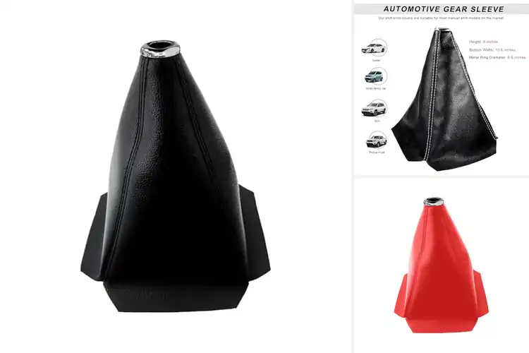 Detailed view of Best Protective Car Shift Lever Dust Sleeve