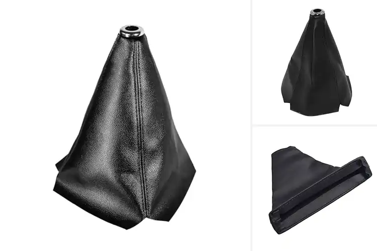 Detailed view of Best PU Leather Car Shift Dust Covers