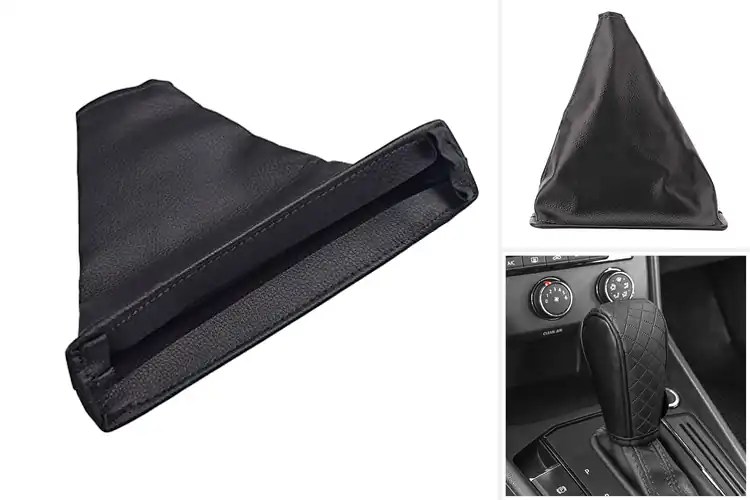 Detailed view of Best PU Leather Shift Cover Comfort
