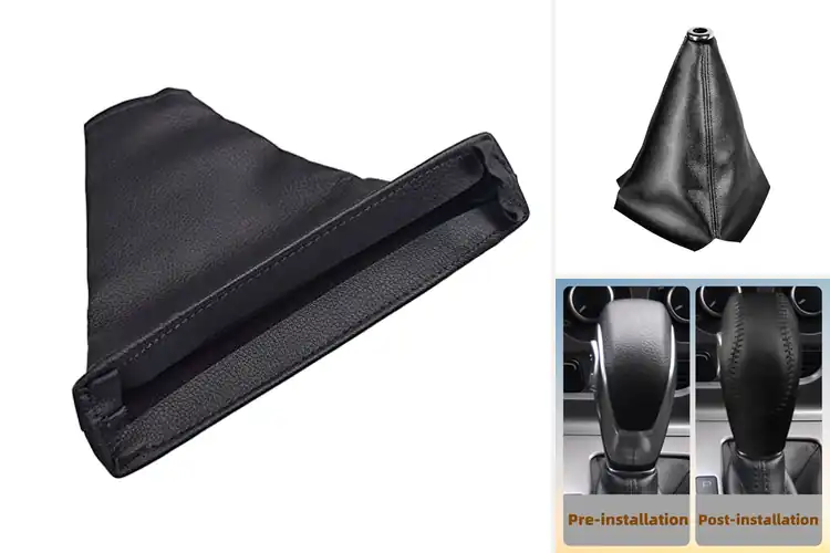 Detailed view of Best PU Leather Shift Cover