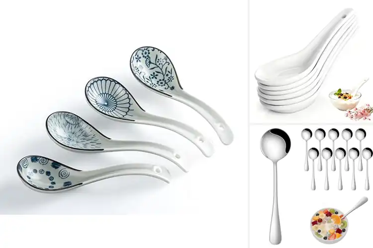 Detailed view of Best Stirring Soup Spoons Sets