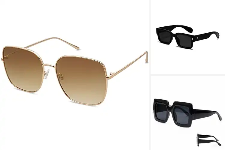 Detailed view of Best Sunglasses For Women Square Frames