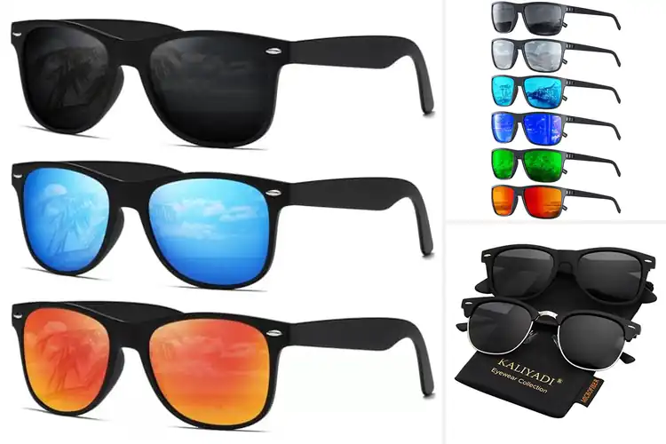 Detailed view of Best Unisex Polarized Sunglasses