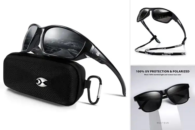Detailed view of Best UV400 Polarized Block Sunglasses