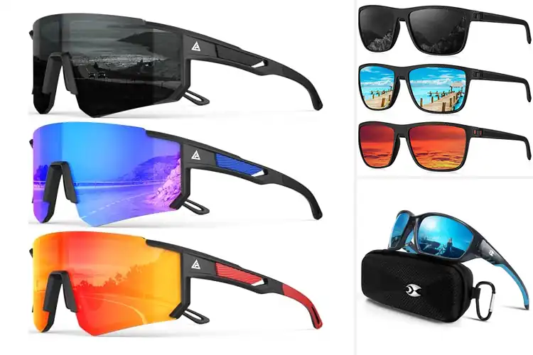 Detailed view of Best UV400 Polarized Sunglasses